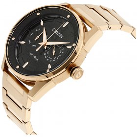 Citizen Men's Eco-Drive Rose Gold Stainless Steel Watch BU4023-54E