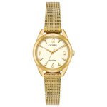 Citizen Women's Eco-Drive Gold-Tone Stainless Steel Watch - EM0682-58P