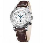 Longines Heritage Automatic Chronograph Steel Mens Strap Watch L2.741.4.73.2