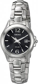 Seiko Women's SUT249 Solar Analog Display Japanese Quartz Silver Watch