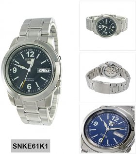 Seiko Men's Automatic Blue Dial Stainless Steel Seiko