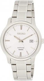 Seiko Men's Neo Classic SGEH39 Silver Stainless-Steel Japanese Quartz Fashion Watch