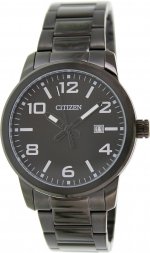 Citizen Men's BI1025-53E Black Stainless-Steel Quartz Fashion Watch