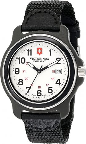 Seiko Victorinox Men's 249087 Original XL Black Stainless Steel Watch