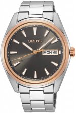 Seiko Neo Classic Quartz Black Dial Men's Watch SUR344P1