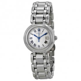 Longines PrimaLuna Silver Dial Stainless Steel Ladies Watch L81104716