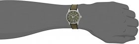 Seiko Men's Essentials Stainless Steel Japanese Quartz With Silicone Strap, Green (Model: SUR323)