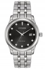 Citizen Men's Eco-Drive Diamond Stainless Steel Watch BM7340-55E