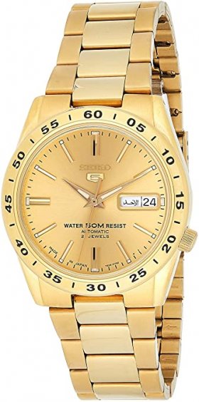 Seiko Sieko Men's SNKE06 Stainless Steel Analog with Gold Dial Watch