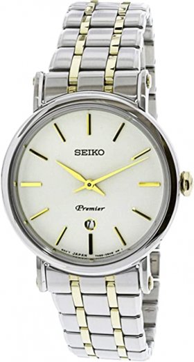 Seiko Women's Premier SXB438 Silver Stainless-Steel Japanese Quartz Fashion Watch