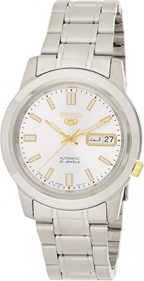 Seiko Men's SNKK09J1 5 Silver Watch