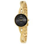 CITIZEN Women's Eco-Drive Silhouette Gold-Tone Watch EX1422-54E