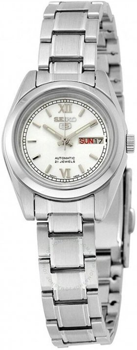 Seiko 5 #SYMK23K1 Women's Silver Dial Self Winding Automatic Watch