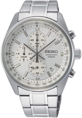 Seiko Analog Business Quartz Mens Chronograph SSB375P1