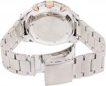 Seiko Men's 43.9mm Steel Bracelet & Case Hardlex Crystal Quartz Black Dial Analog Watch SSB323P1