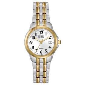 Citizen Women's Eco-Drive Two-Tone Stainless Steel Watch EW1544-53A