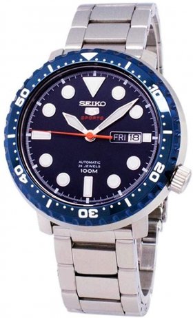 Seiko Mens Analogue Automatic Watch with Stainless Steel Strap SRPC63K1