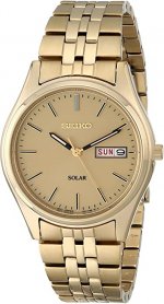 Seiko Men's SNE036 Stainless Steel Solar Watch