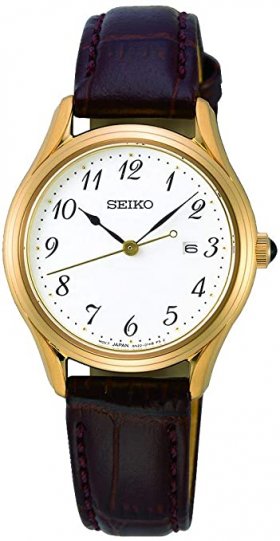 Seiko Neo Classic Quartz White Dial Ladies Watch SUR638