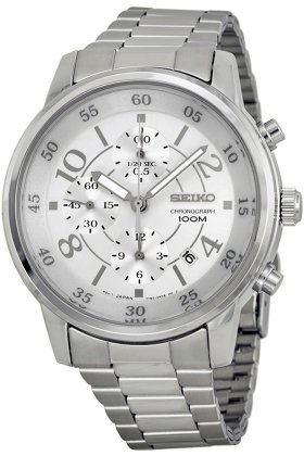 SNDW87P1,Ladies Chronograph,Medium Size,Stainless Steel Case & Bracelet,Silver Dial,100m WR,SNDW87