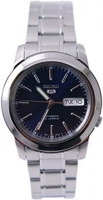 Seiko Men's SNKE51K1S Stainless-Steel Analog with Blue Dial Watch