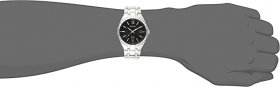 Seiko Men's SNE215 "Classic" Stainless Steel Solar Watch