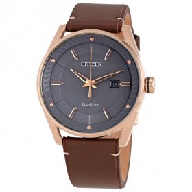 Citizen Men's Eco-Drive Brown Strap Watch BM6983-00H