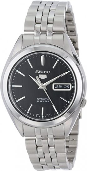 Seiko 5 Men's SNKL23 Stainless Steel Automatic Casual Watch