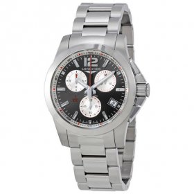 Longines Conquest Chronograph Grey Dial Men's Watch L3.700.4.79.6