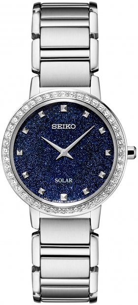 Seiko Women's Japanese Quartz Stainless Steel Strap, Silver, 0 Casual Watch (Model: SUP433)