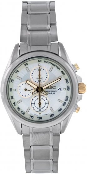 Seiko Sieko Men's SNDC95 Stainless Steel Analog with White Dial Watch