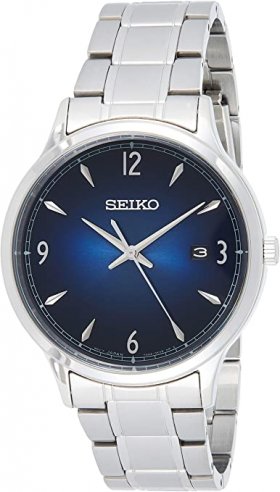 Seiko Men's Analogue Quartz Watch with Stainless Steel Strap SGEH89P1