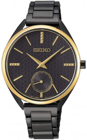 Seiko Conceptual 50th Anniversary Quartz Black Dial Ladies Watch SRKZ49