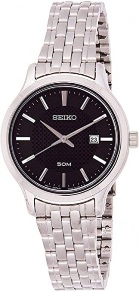 Seiko Women's Quartz Stainless Steel Strap, Metallic, 5 Casual Watch (Model: SUR649P1)