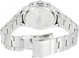 Seiko Sieko Men's SNDC81 Stainless Steel Analog with Black Dial Watch