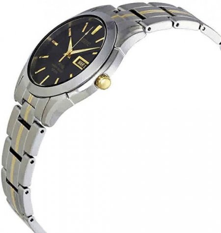 Seiko SGGA61 P1 Silver Tone Dark Blue Dial Men's Analog Quartz Watch