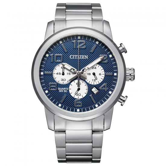 Citizen Men\'s Chronograph Stainless Steel Bracelet Watch AN8050-51M