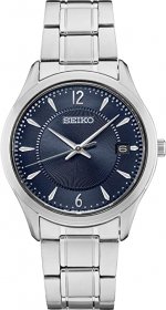 Seiko Essential SUR419 Stainless Steel Blue Dial Men's Watch