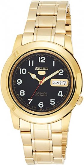 Seiko 5 Automatic Black Dial Men's Watch SNKK40J1