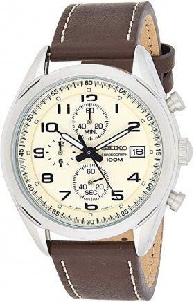 Seiko Chrono SSB273P1 Mens Chronograph Solid Case