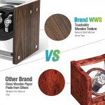 Seiko Watch Winder Smith Watch Winder Walnut Wooden Veneer for Couple Size Automatic Watches, Limited Edition