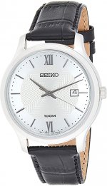 Seiko Neo Classic Quartz Silver Dial Men's Watch SUR297P1