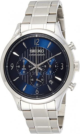 Seiko Conceptual Chronograph Quartz Blue Dial Men's Watch SSB339 Seiko ...