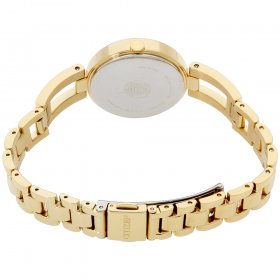 CITIZEN Women's EM0638-50P Axiom Yellow Gold Bangle Bracelet Watch