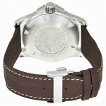 Longines Conquest Silver Dial Brown Leather Men's 43mm Watch L37604765