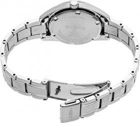 Seiko Women's Essentials Japanese Quartz With Stainless Steel Strap, Silver (Model: SUR633)