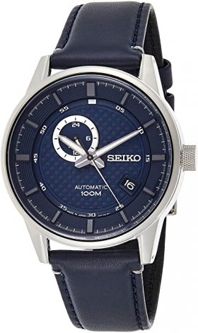 Seiko SSA391J1 Automatic Mens Analog Blue Japan Casual Automatic Seiko