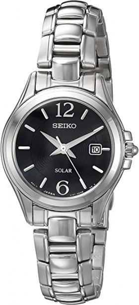 Seiko Women's SUT249 Solar Analog Display Japanese Quartz Silver Watch