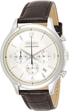 Seiko Conceptual Chronograph Quartz Champagne Dial Men's Watch SSB341