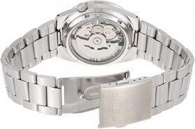 Seiko Men's Year-Round Automatic Watch with Stainless Steel Strap, Silver, 21 (Model: SNKE01K1)